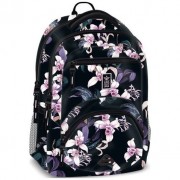Ergonomický školní batoh Orchideje II a pastelky zdarma